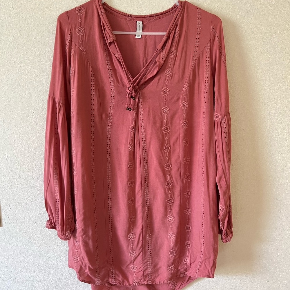 GF Collective Mauve Tunic Blouse